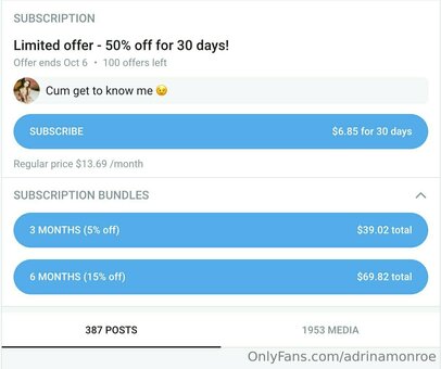 adrinamonroe Nude Leaks Photo 8