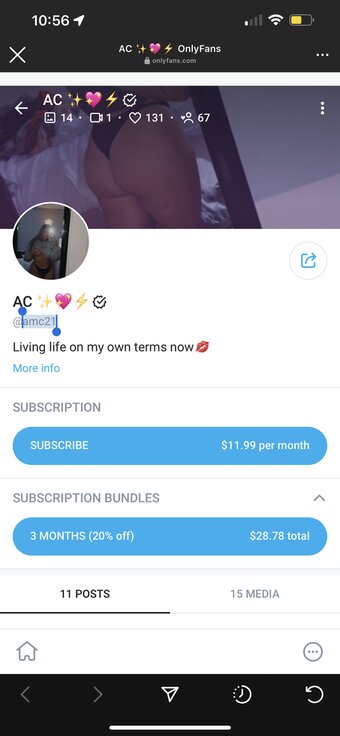 amc21 / alyssamcapps Nude Leaks OnlyFans Photo 1
