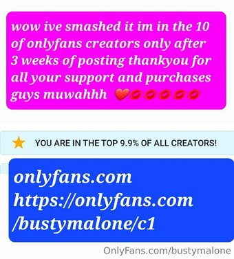 Bustymalone / busty_malone_ Nude Leaks OnlyFans Photo 19