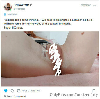funsizedfoxy Nude Leaks Photo 14