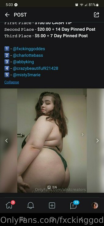 fxckinggoddes Nude Leaks Photo 22