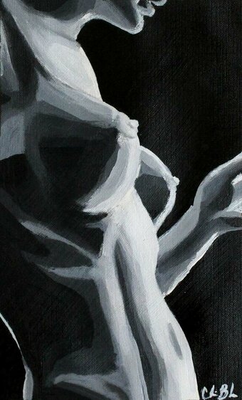 Gray Scale Nude Leaks Photo 4