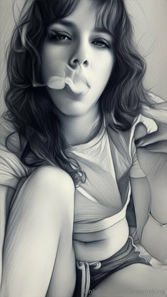 larasmoking Nude Leaks Photo 3