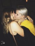 Clare Abbott kissing her blonde friend.jpg