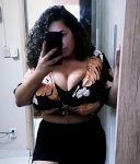 Maria Clara T - Brunette Super Busty Short and Stacked Thick Latina Beauty Posing in a Body Cl...jpg