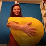 She started sticking things under her shirt as a joke.jpg